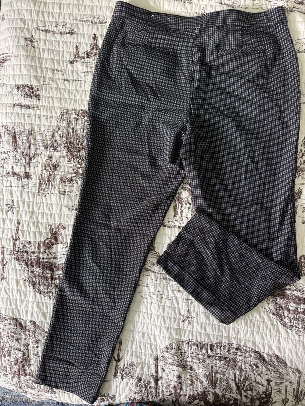 Sandro Sportswear Pants Size 14 Grey Cotton Blend